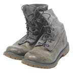 TIMBERLAND Womens Lace-Up Ankle Boots Grey Leather UK 5.5 Comfortable Durable