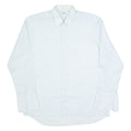 KAUF Mens Formal Shirt Blue 90s Crazy Pattern Long Sleeve L