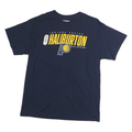 NBA Mens Blue Indiana Pacers Haliburton Graphic T-Shirt L Short Sleeve Crew Neck