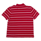 CHAPS Mens Polo Shirt Red Striped XL