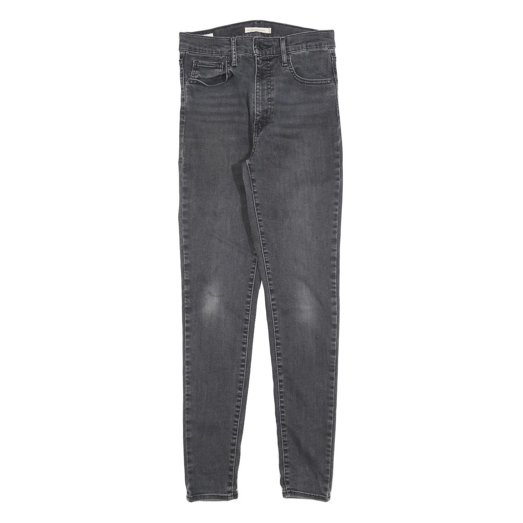 LEVI'S Womens Jeans Black Slim Skinny Denim Medium W28 L30 Stretch Cotton Blend