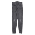 LEVI'S Womens Jeans Black Slim Skinny Denim Medium W28 L30 Stretch Cotton Blend