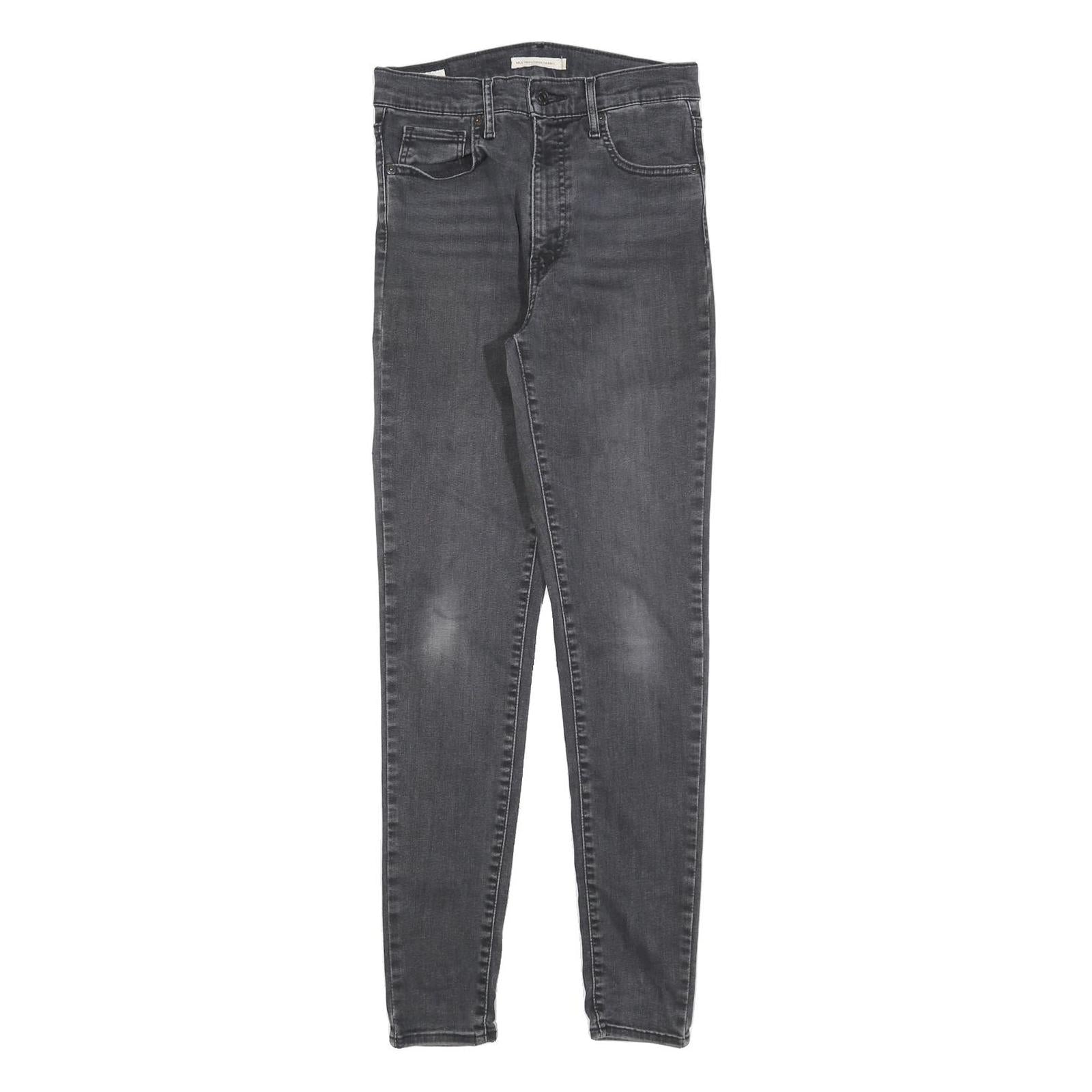 LEVI'S Womens Jeans Black Slim Skinny Denim Medium W28 L30 Stretch Cotton Blend