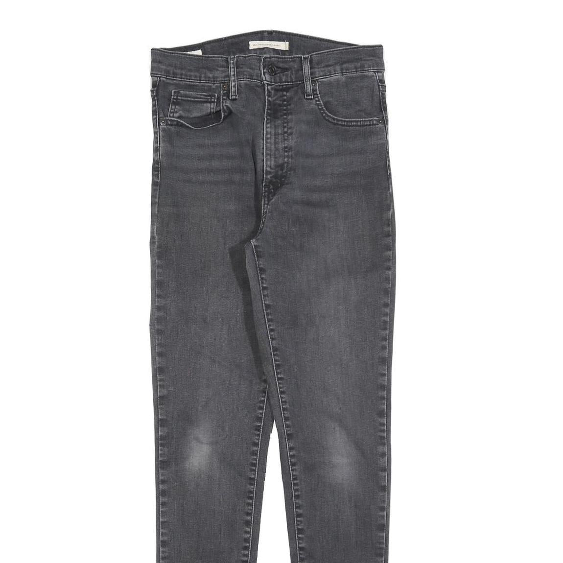 LEVI'S Womens Jeans Black Slim Skinny Denim Medium W28 L30 Stretch Cotton Blend