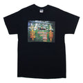 GILDAN Camping Lodge Mens T-Shirt Blue M