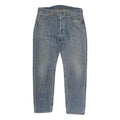 LEVI'S 501CT Mens Jeans Blue Regular Straight Denim Light W34 L29 Classic Button
