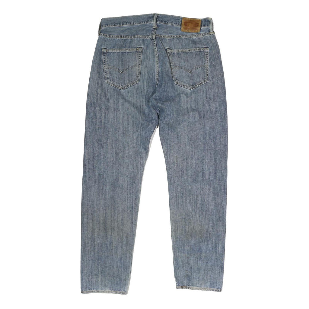 LEVI'S 501CT Mens Jeans Blue Regular Straight Denim Light W34 L29 Classic Button