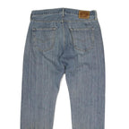 LEVI'S 501CT Mens Jeans Blue Regular Straight Denim Light W34 L29 Classic Button