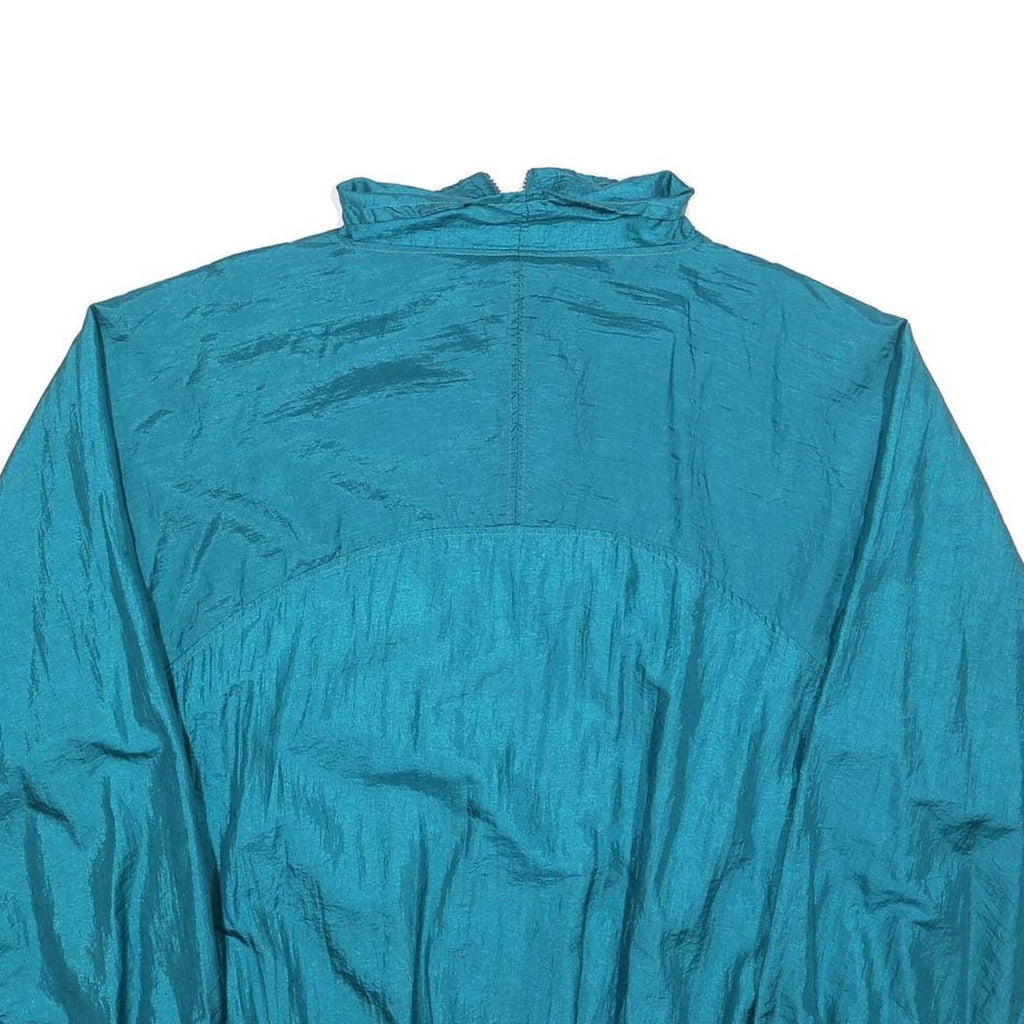 TRIGEMA Mens Blue Regular Jacket L Polyester Blend Plain Zip Casual Sportswear