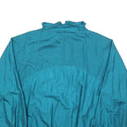TRIGEMA Mens Blue Regular Jacket L Polyester Blend Plain Zip Casual Sportswear