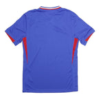 NIKE Mens Blue France Football Shirt S Short Sleeve V-Neck Embroidered Crest