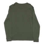 POLO RALPH LAUREN Mens Green Long Sleeve Crew Neck Cotton Blend T-Shirt L