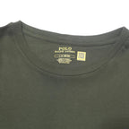 POLO RALPH LAUREN Mens Green Long Sleeve Crew Neck Cotton Blend T-Shirt L