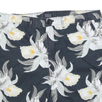 LEVI'S Mens Shorts Blue Floral Pattern 2XL W44 Cotton Blend Casual Summer