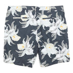 LEVI'S Mens Shorts Blue Floral Pattern 2XL W44 Cotton Blend Casual Summer