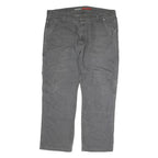 DICKIES Mens Regular Fit Grey Denim Jeans W40 L30 Workwear Durable Zip
