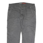 DICKIES Mens Regular Fit Grey Denim Jeans W40 L30 Workwear Durable Zip