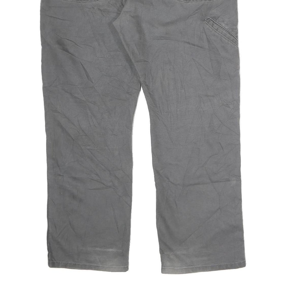 DICKIES Mens Regular Fit Grey Denim Jeans W40 L30 Workwear Durable Zip