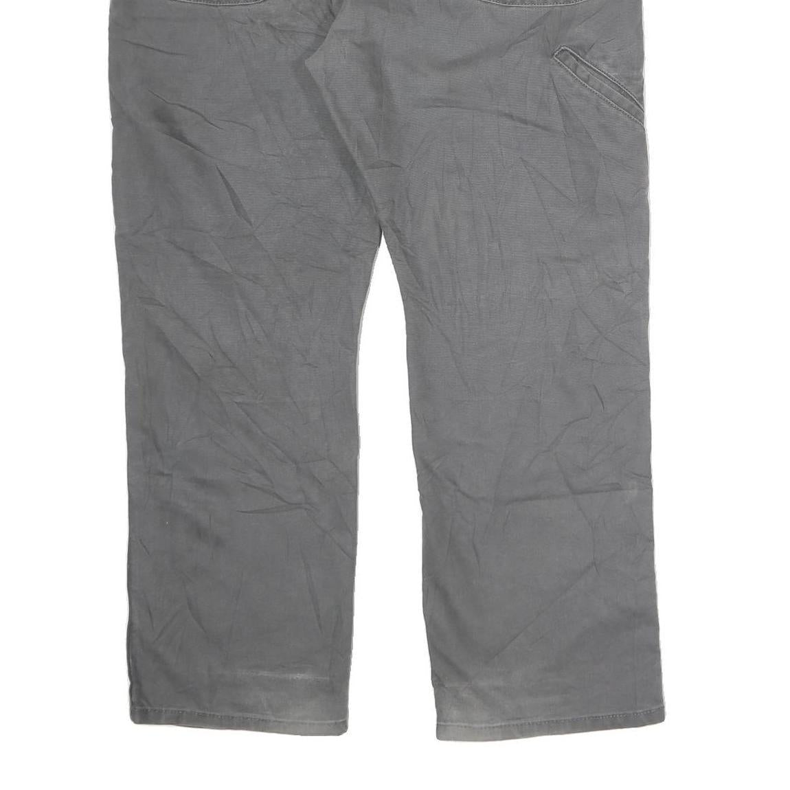 DICKIES Mens Regular Fit Grey Denim Jeans W40 L30 Workwear Durable Zip