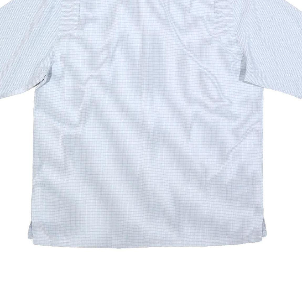 HELLY HANSEN Mens Blue Cotton Blend Shirt XL Casual Smart Lightweight