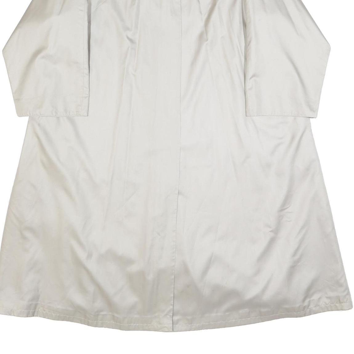 KRAUSE SENN Womens Cream Button Jacket S Polyester Plain Elegant Lightweight