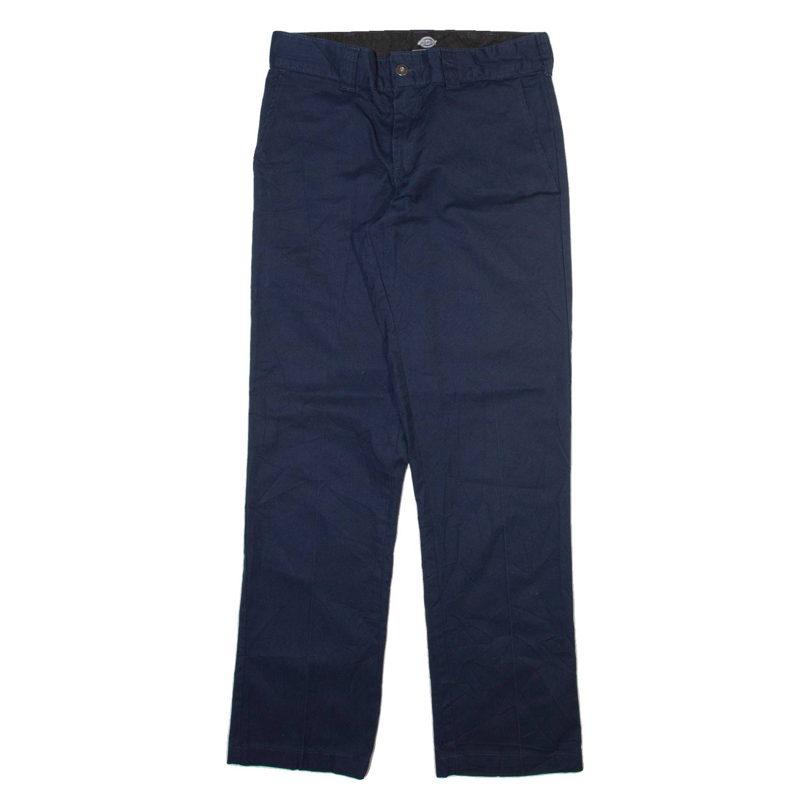 DICKIES Mens Trousers Blue Slim Straight W30 L31