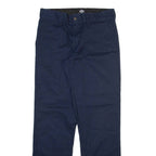 DICKIES Mens Trousers Blue Slim Straight W30 L31