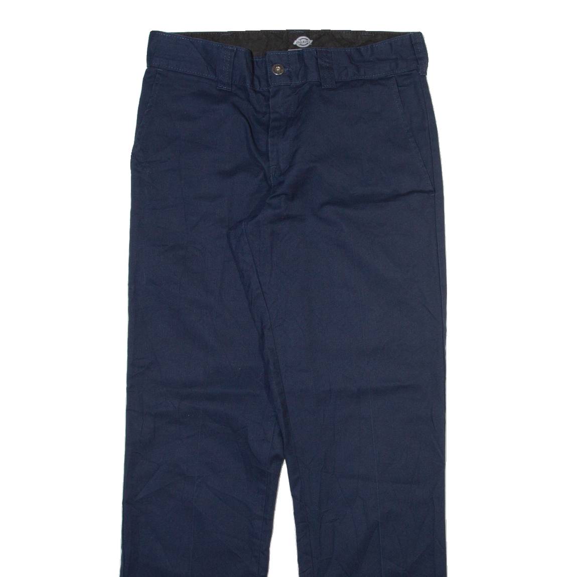 DICKIES Mens Trousers Blue Slim Straight W30 L31