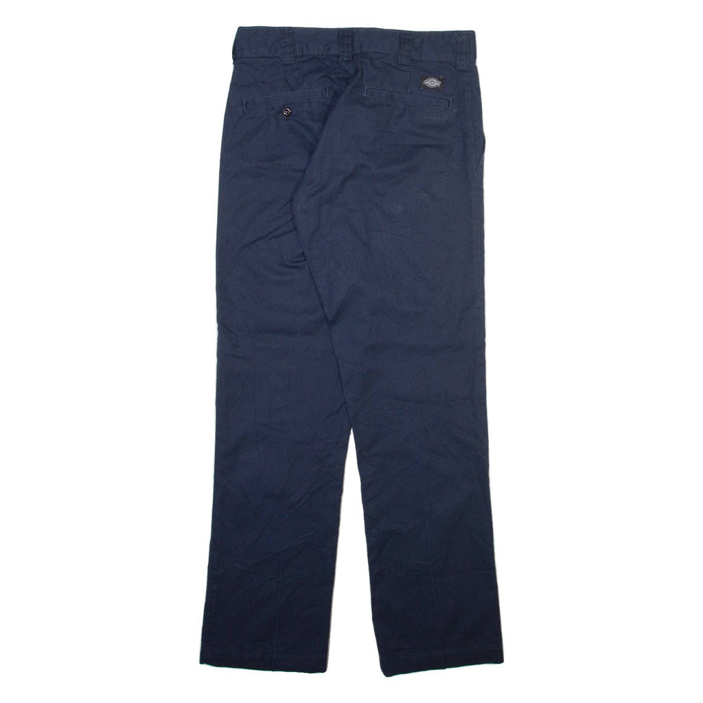 DICKIES Mens Trousers Blue Slim Straight W30 L31
