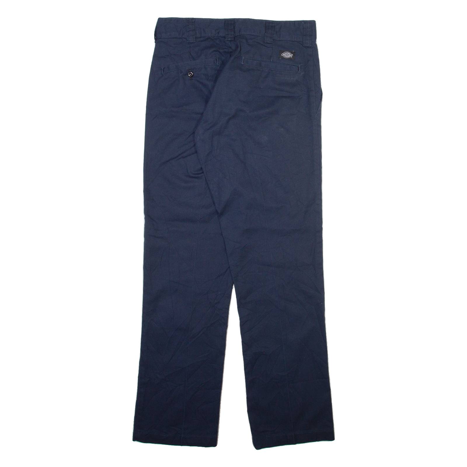 DICKIES Mens Trousers Blue Slim Straight W30 L31