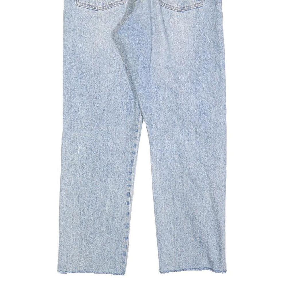 LEVI'S 501 Womens Jeans Blue Regular Straight Denim Light W28 L26 Button Fly