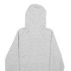 CHAMPION Mens Grey Cotton Blend Pullover Hoodie S Classic Logo Sweatshirt