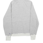 CHAMPION Mens Grey Cotton Blend Pullover Hoodie S Classic Logo Sweatshirt