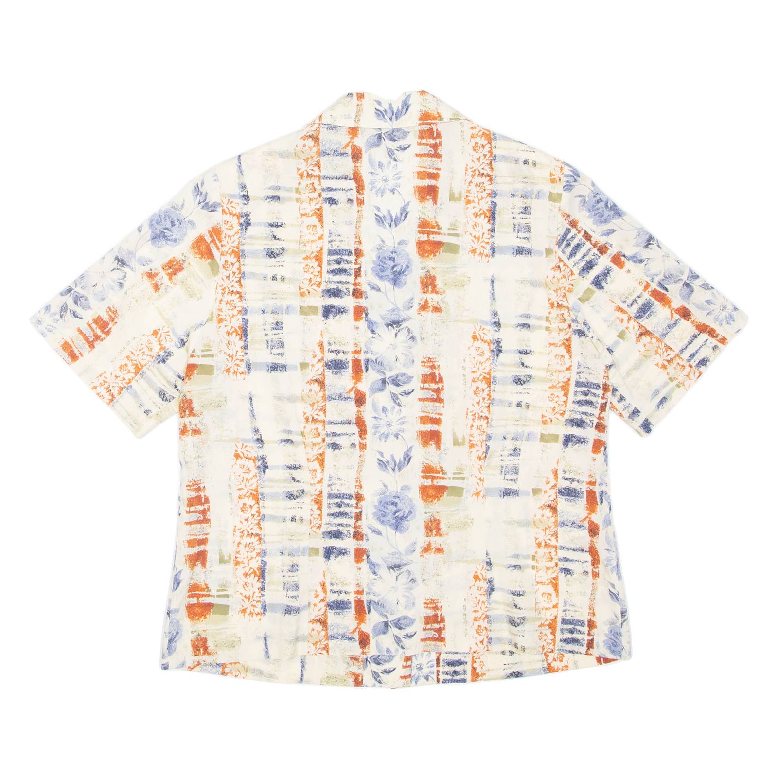 WEINBERG Mens Shirt Cream Floral S