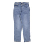 LEVI'S Womens Slim Blue Denim Medium Wash Jeans W28 L29 Classic Cotton Blend Zip