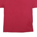 NEW AGENDA Mens Red Washington State Plain T-Shirt L Short Sleeve Crew Neck