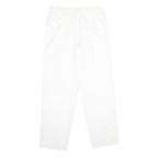 MCGREGOR Mens Regular Fit White Polyester Blend Trousers W34 L34 Classic Zip