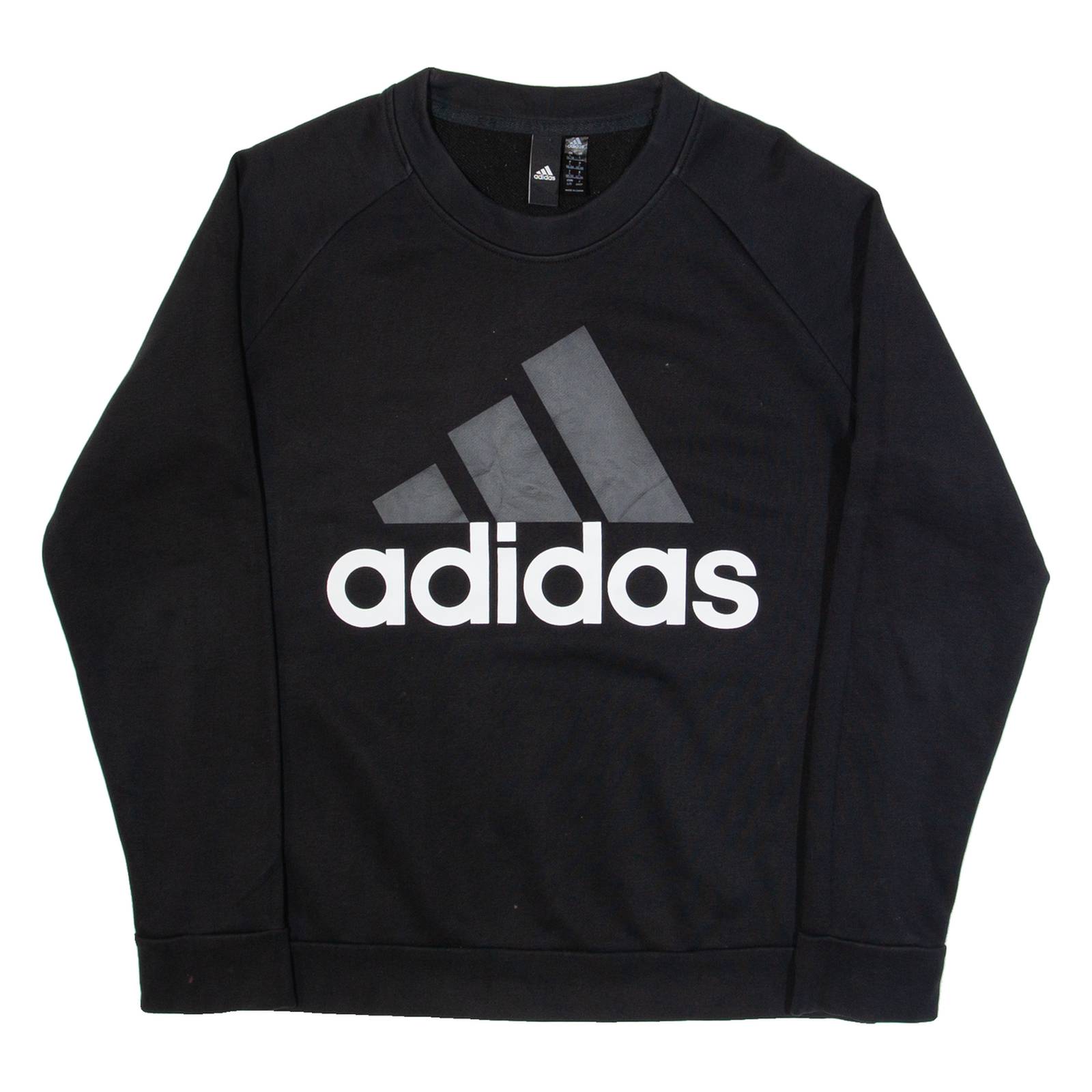 ADIDAS Womens Sweatshirt Black L