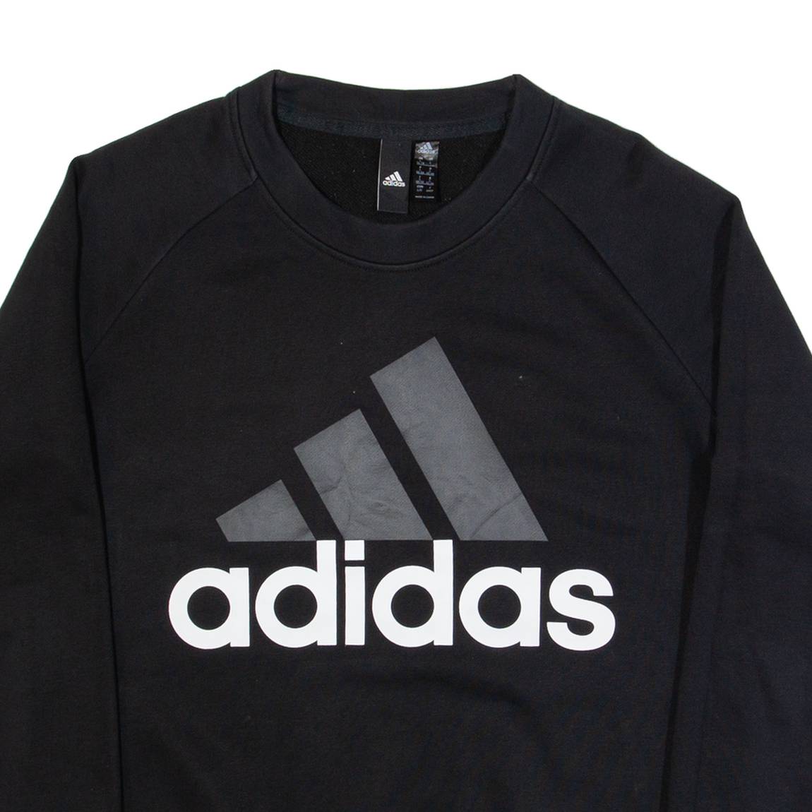 ADIDAS Womens Sweatshirt Black L