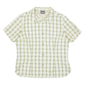 JACK WOLFSKIN Womens Shirt Green Check UK 16