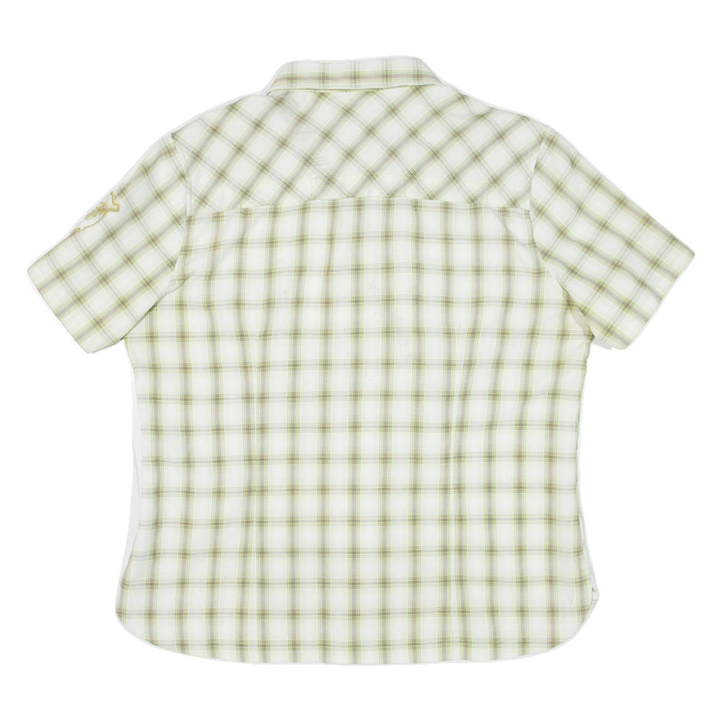 JACK WOLFSKIN Womens Shirt Green Check UK 16