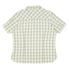 JACK WOLFSKIN Womens Shirt Green Check UK 16