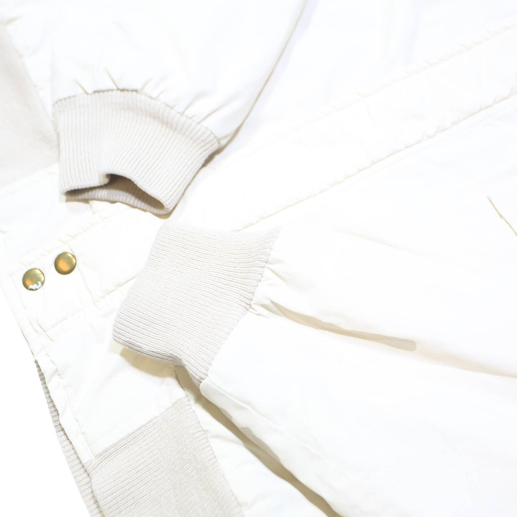 WRANGLER Mens White Polyester Blend Jacket M Button Closure Plain Casual