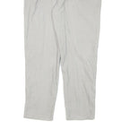 CHEROKEE Mens Relaxed Cotton Blend White Zip Trousers W36 L30 Casual Wear