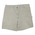 CARHARTT Mens Shorts Beige Casual Plain XL W40 Durable Cotton Blend Workwear