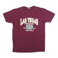 AL STYLE Mens Maroon Las Vegas Original Graphic T-Shirt L Short Sleeve Crew Neck