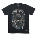 MSF Mens Black Hatehero Graphic T-Shirt L Short Sleeve Crew Neck Cotton Blend