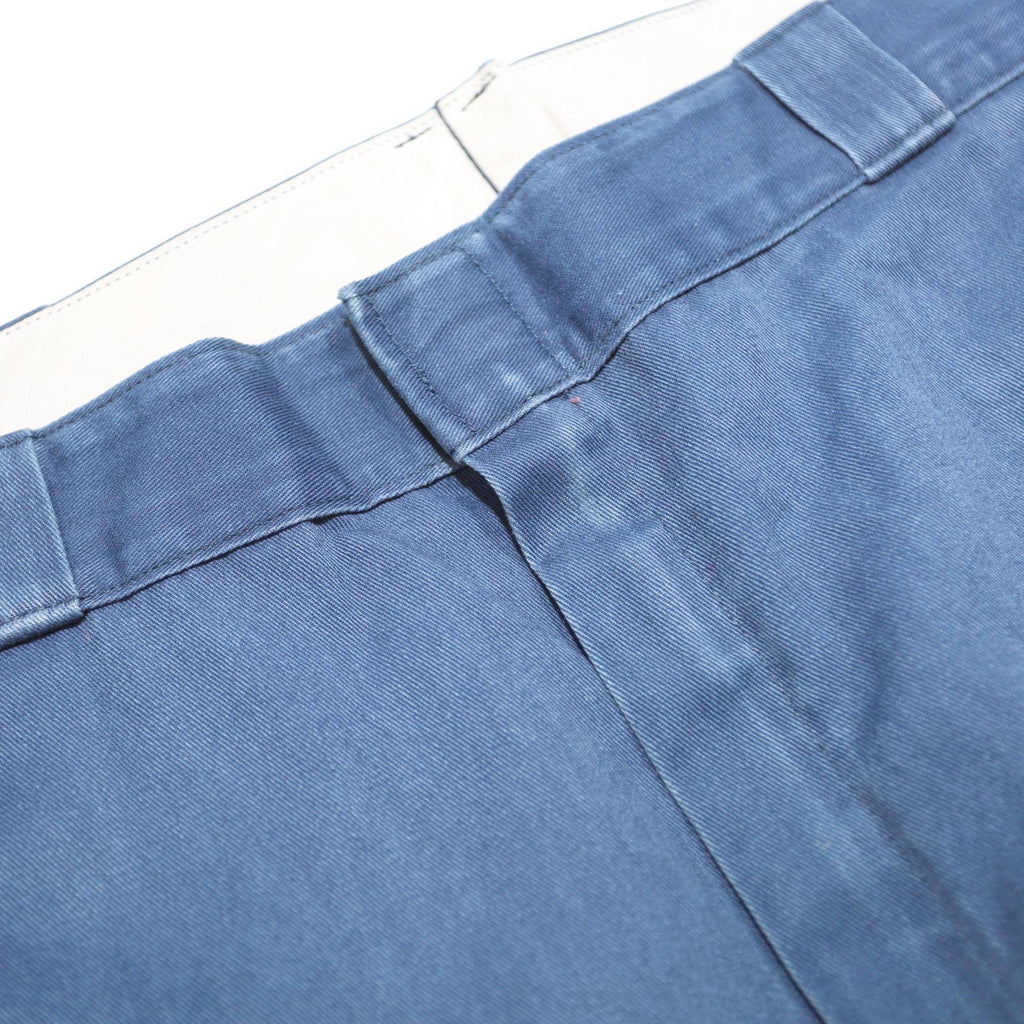DICKIES Mens Regular Blue Cotton Blend Zip Trousers W38 L30 Workwear Relaxed