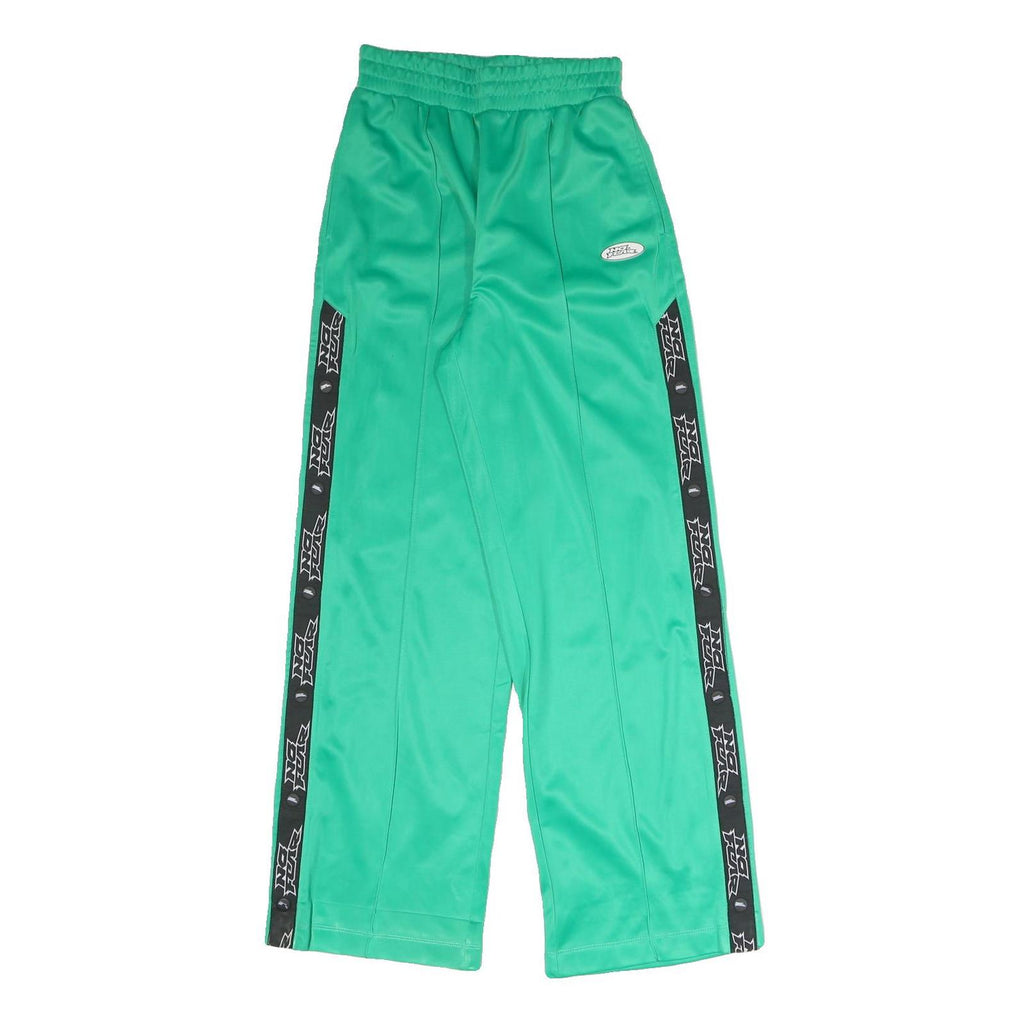 H&M X NO FEAR Womens Joggers Green & Black Relaxed Straight Fit XS W25 L29