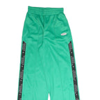 H&M X NO FEAR Womens Joggers Green & Black Relaxed Straight Fit XS W25 L29